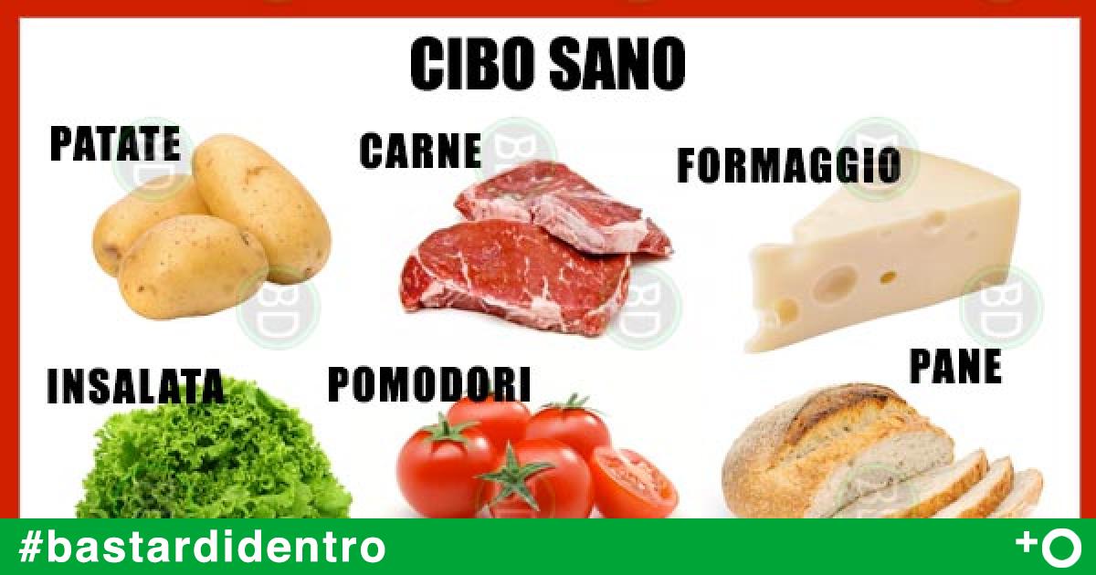 Cibo sano vs cibo spazzatura - ISDE Italia